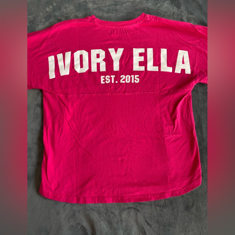 Ivory Ella hot pink long sleeve shirt